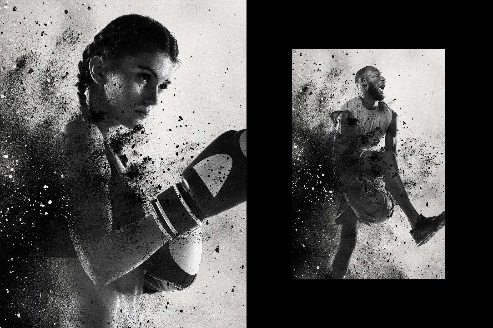 Dust Powder Poster Effect