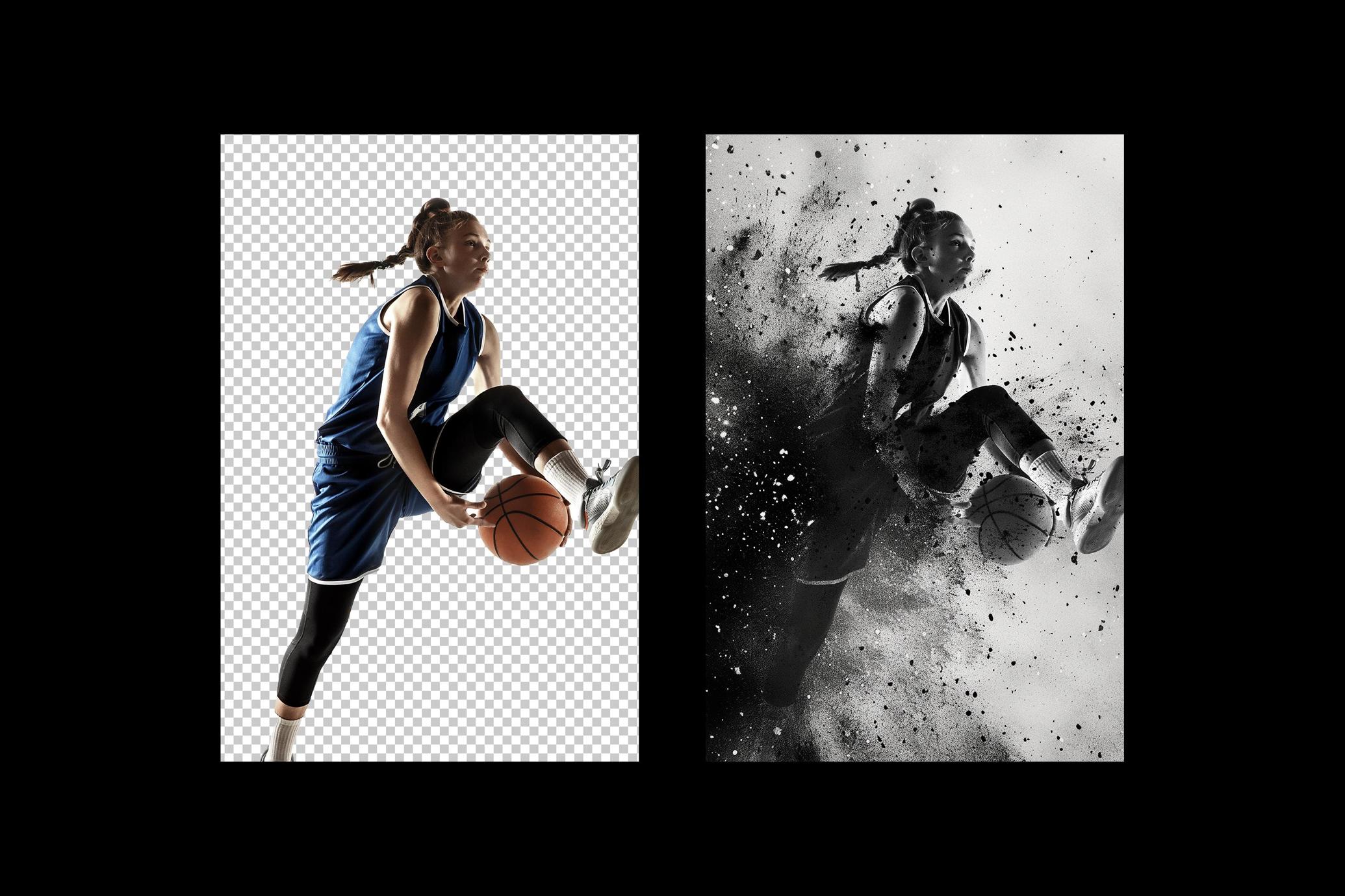 Dust Powder Poster Effect