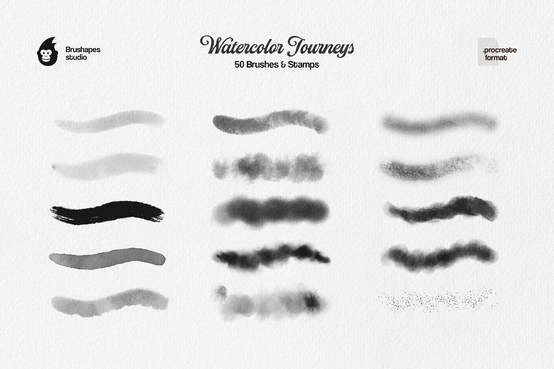 Watercolor Journey Procreate Brushes