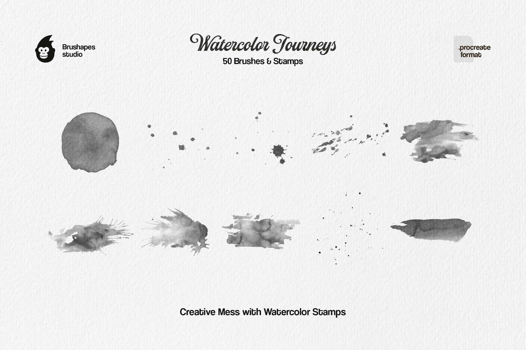 Watercolor Journey Procreate Brushes