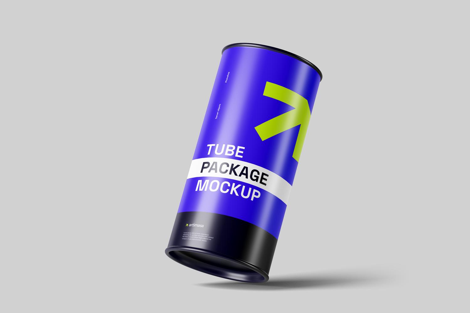 Tube Packaging Mockups