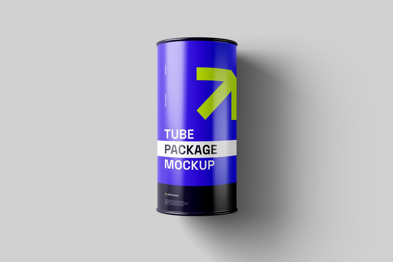 Tube Packaging Mockups