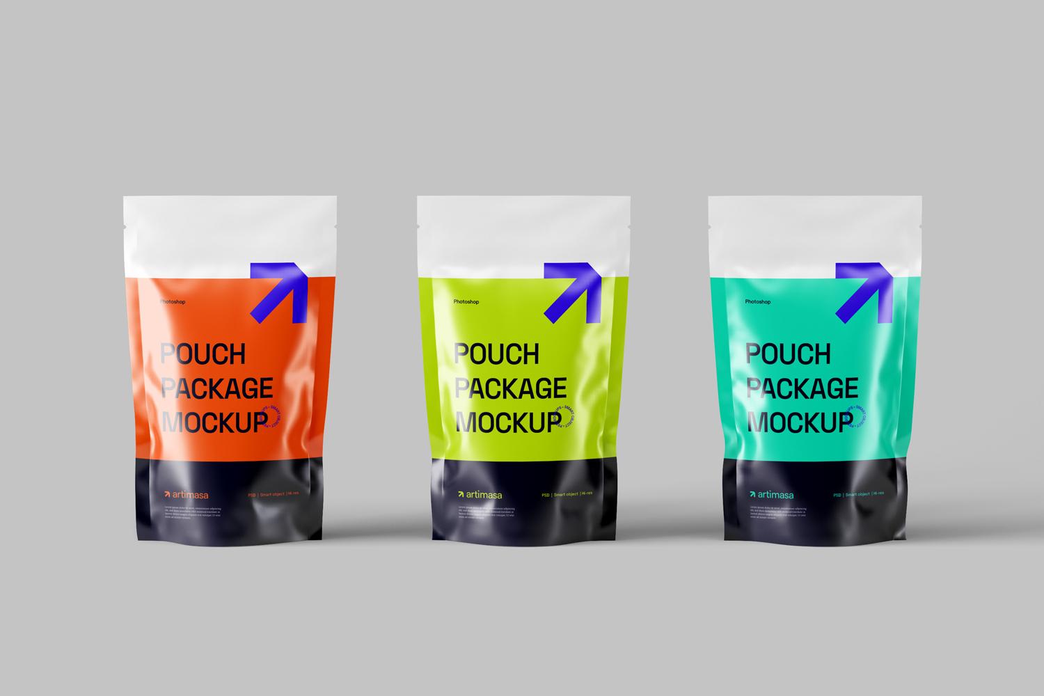 Packaging Pouch Mockups