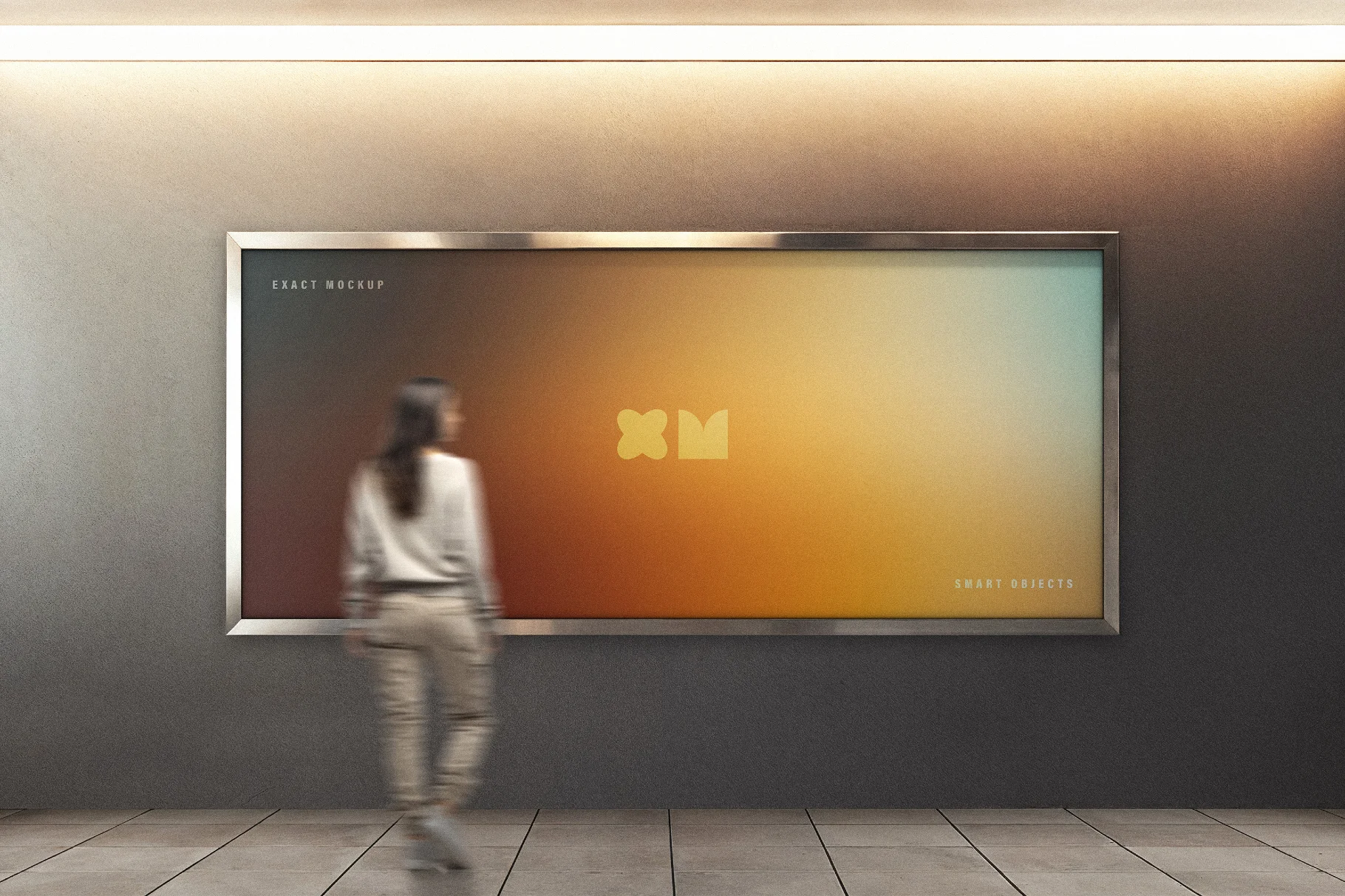 Minimalist Expo Billboard Mockup