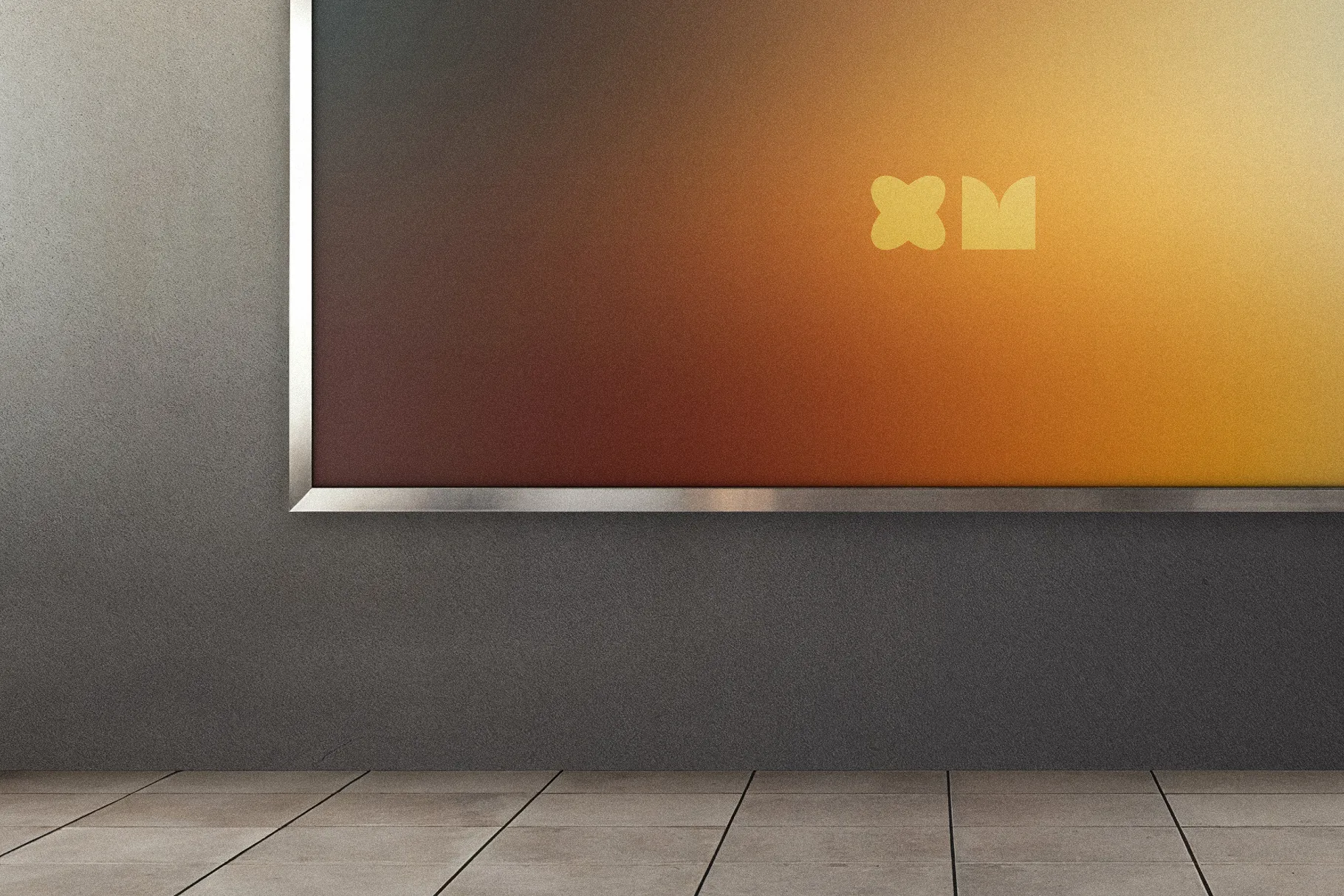 Minimalist Expo Billboard Mockup
