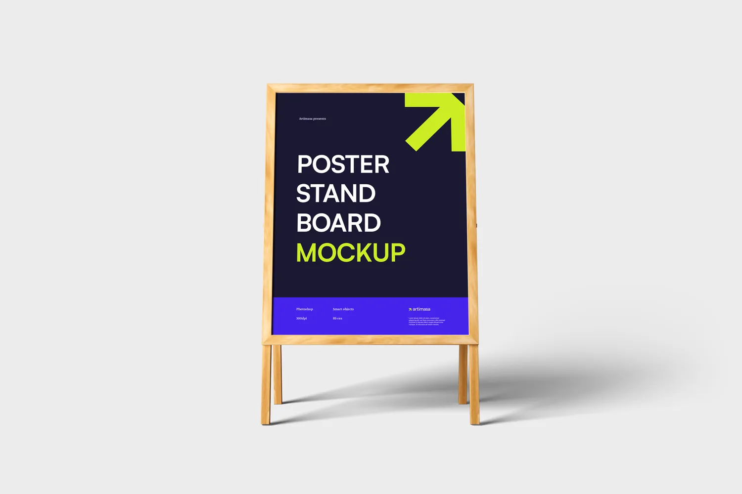 Poster Stand Board Mockups