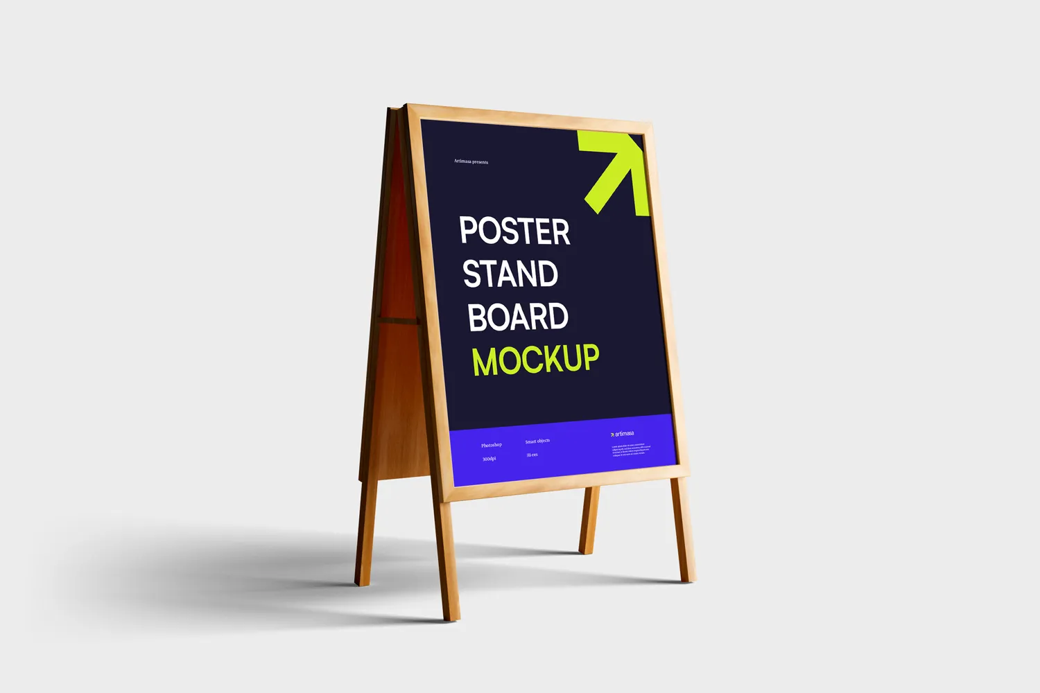 Poster Stand Board Mockups