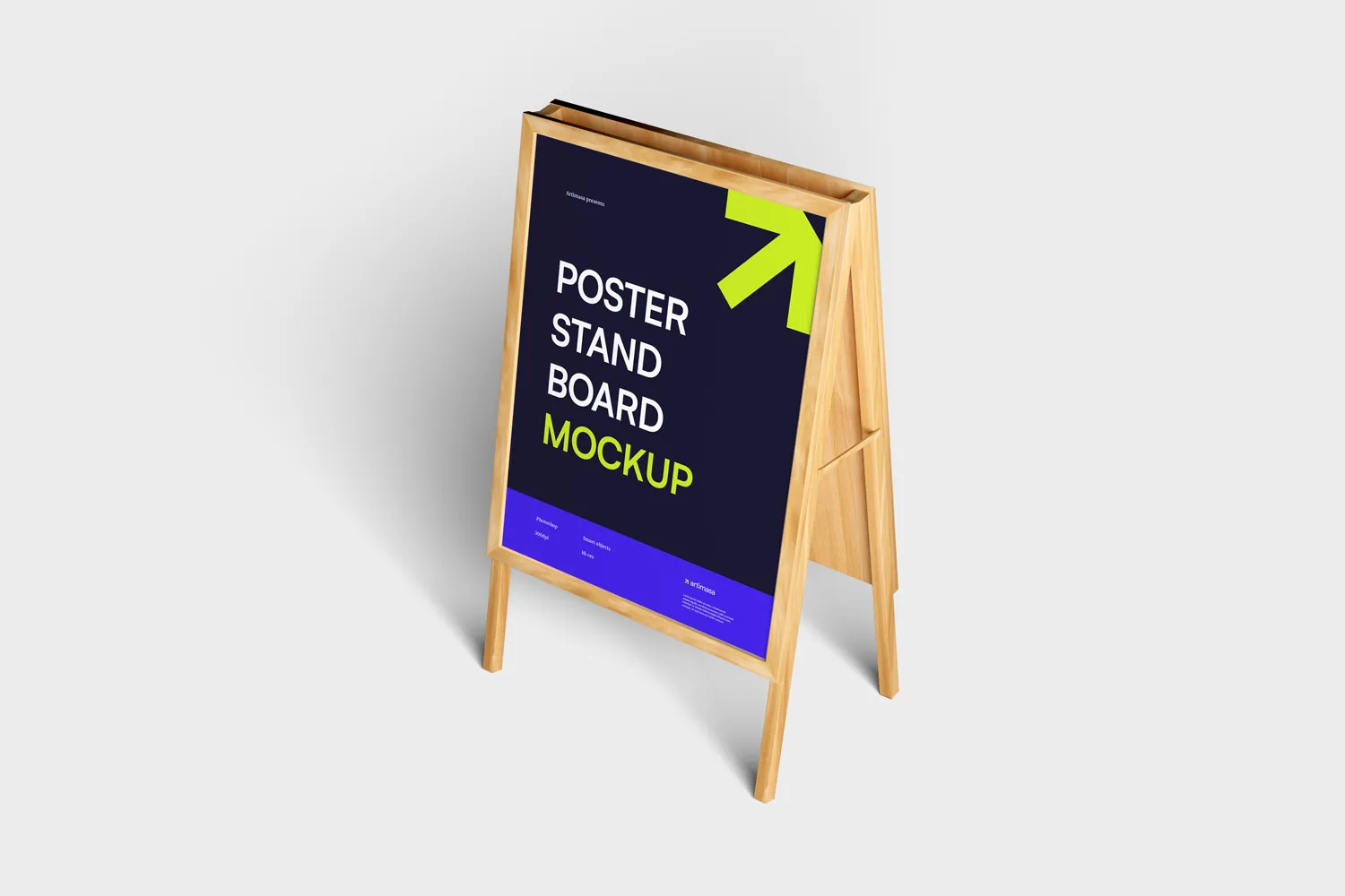 Poster Stand Board Mockups