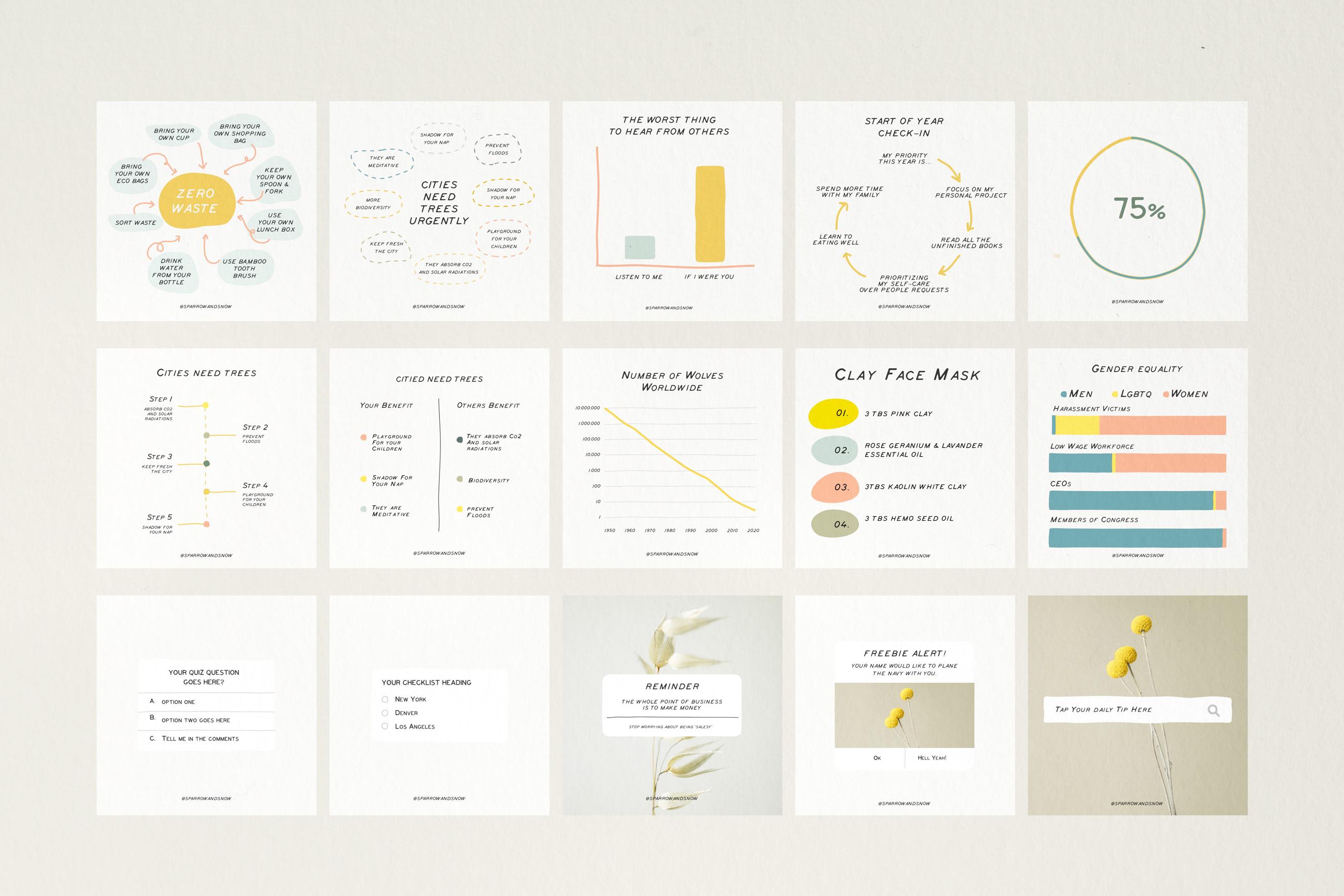 Charts and Graphs Social Kit