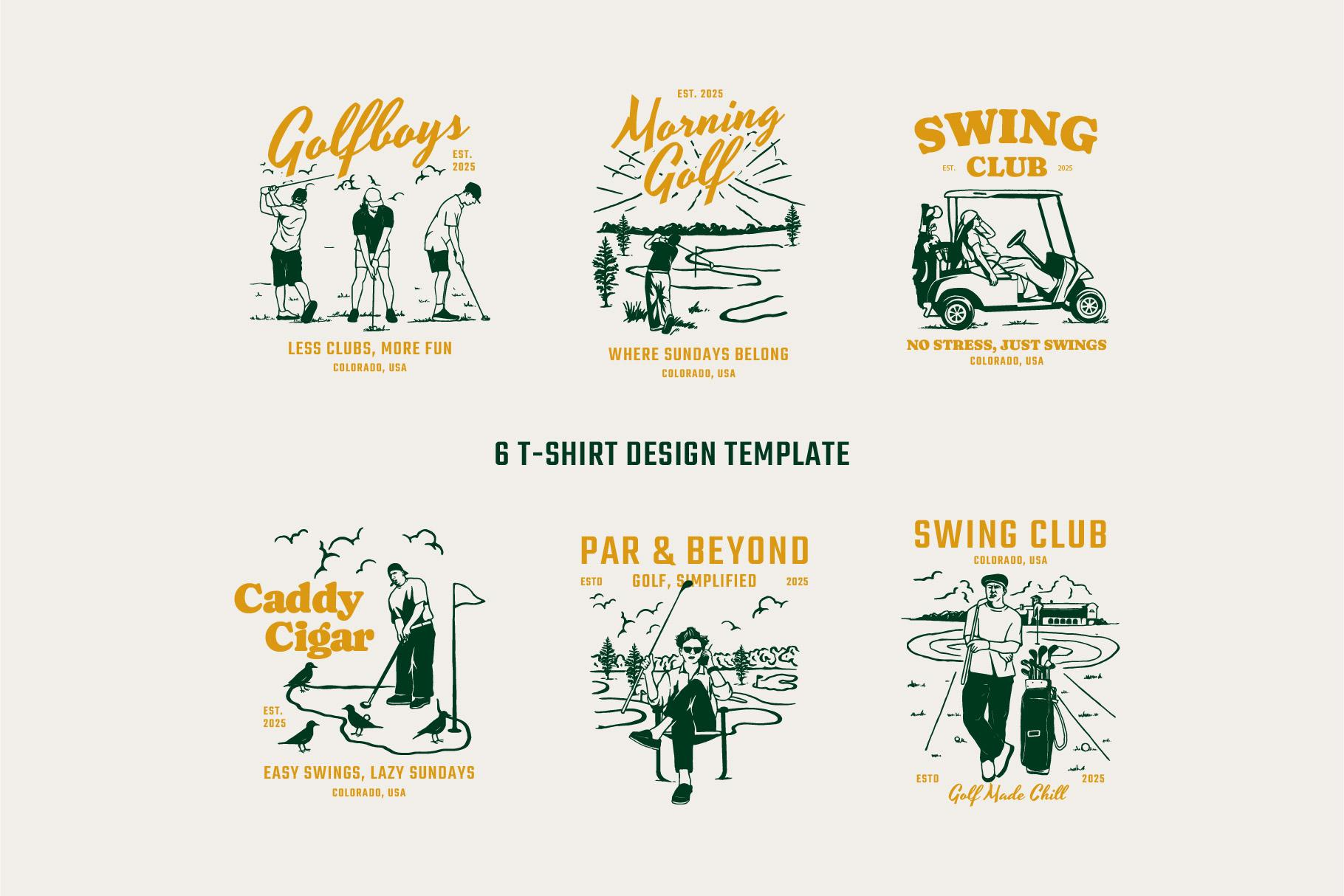 Golf Vintage Graphic Collection