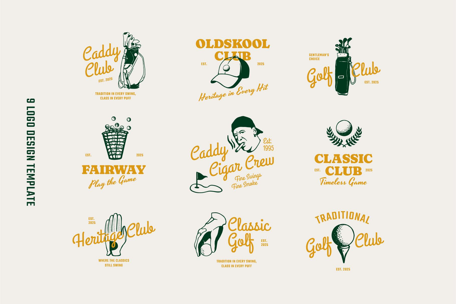 Golf Vintage Graphic Collection