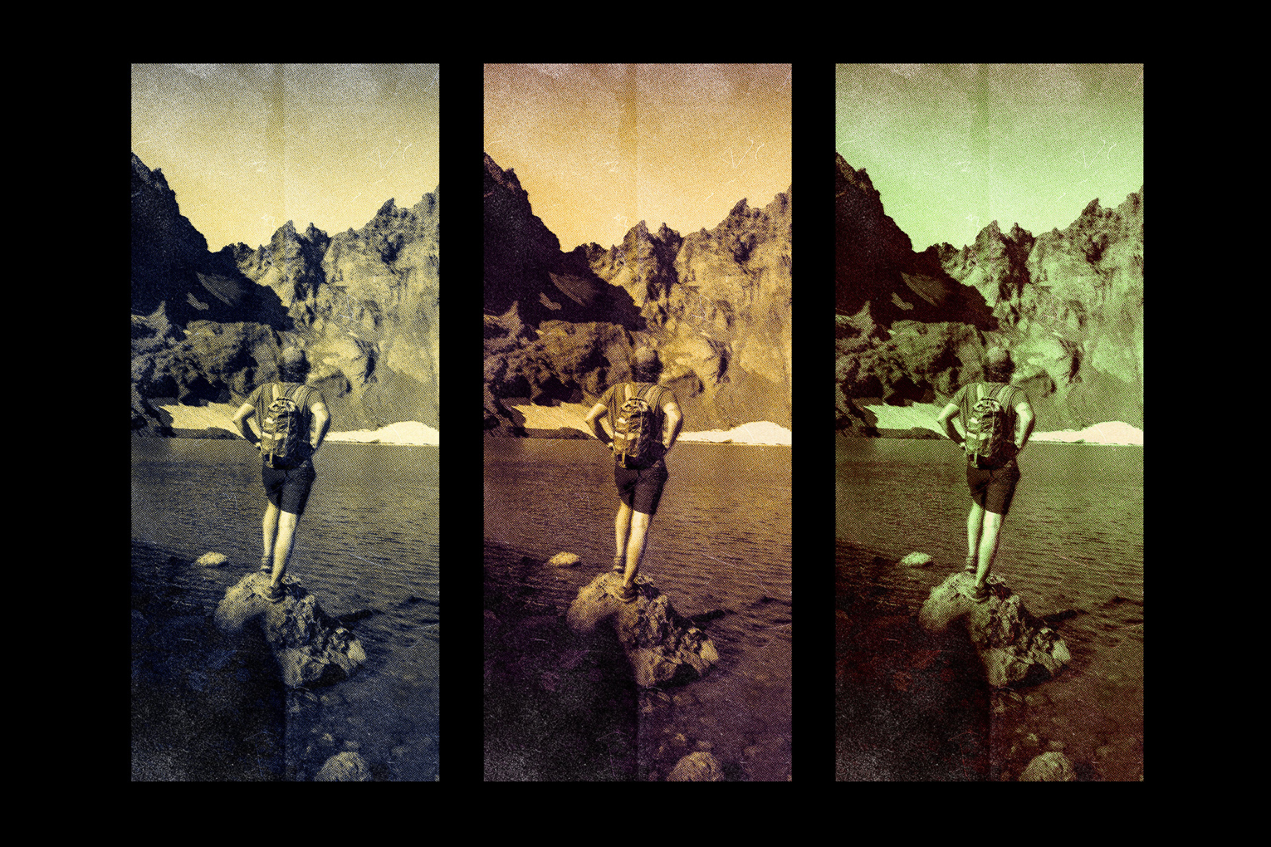 Grunge Print Photo Effect