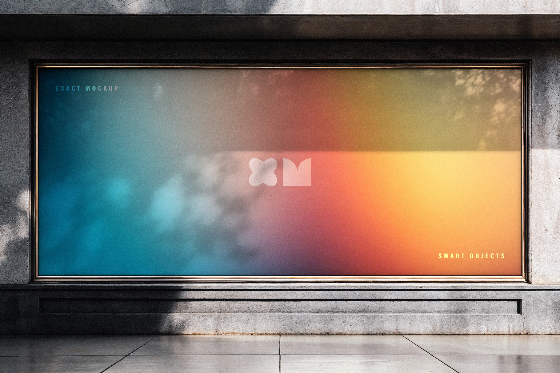 Storefront Wide-Format Billboard Mockup