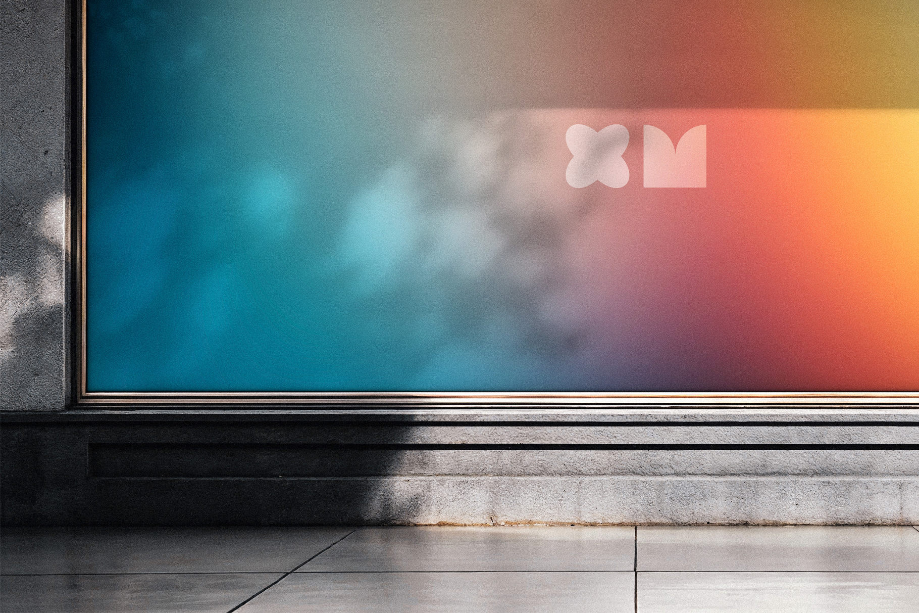 Storefront Wide-Format Billboard Mockup