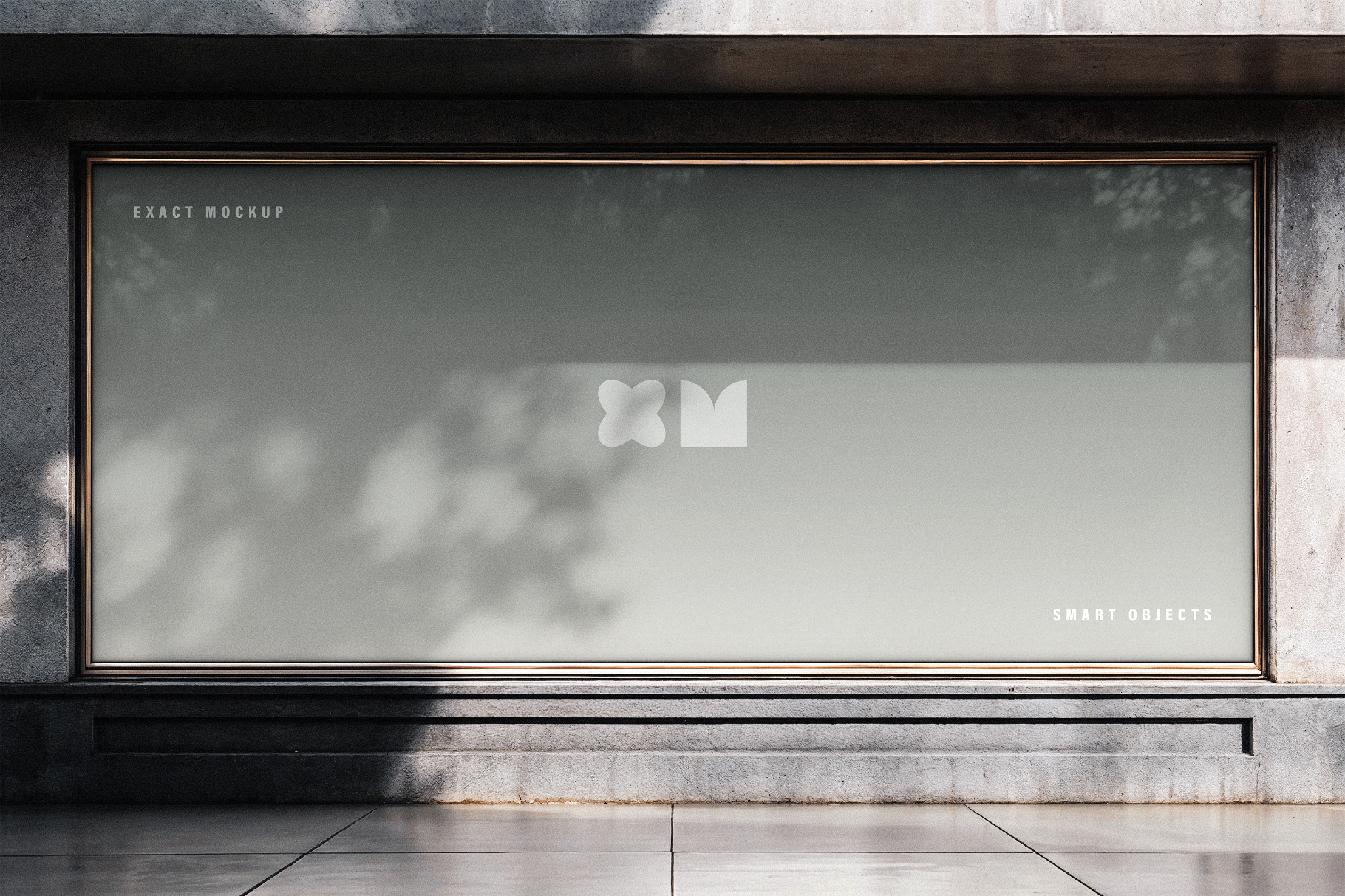 Storefront Wide-Format Billboard Mockup