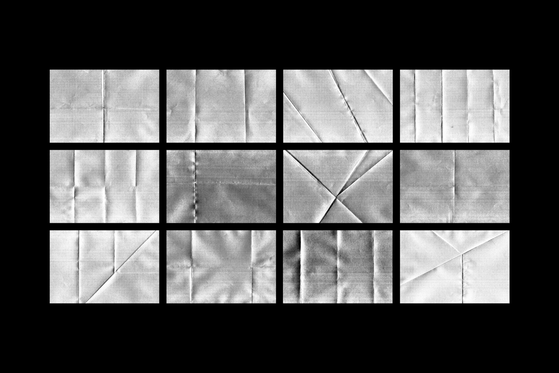 Folded Halftone Textures Collection