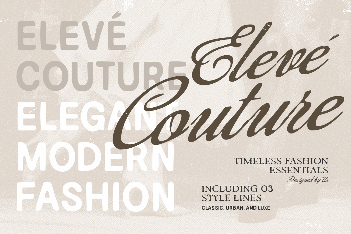 Country Bridge - Rough Font Trio