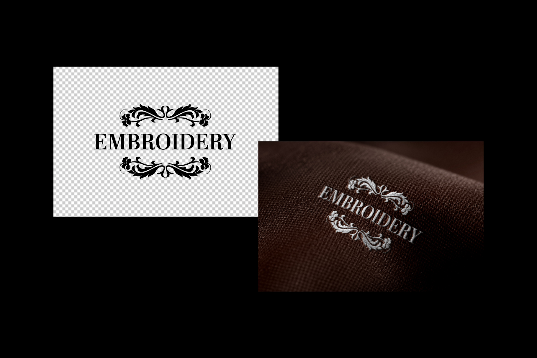 Embroidery Logo Mockup