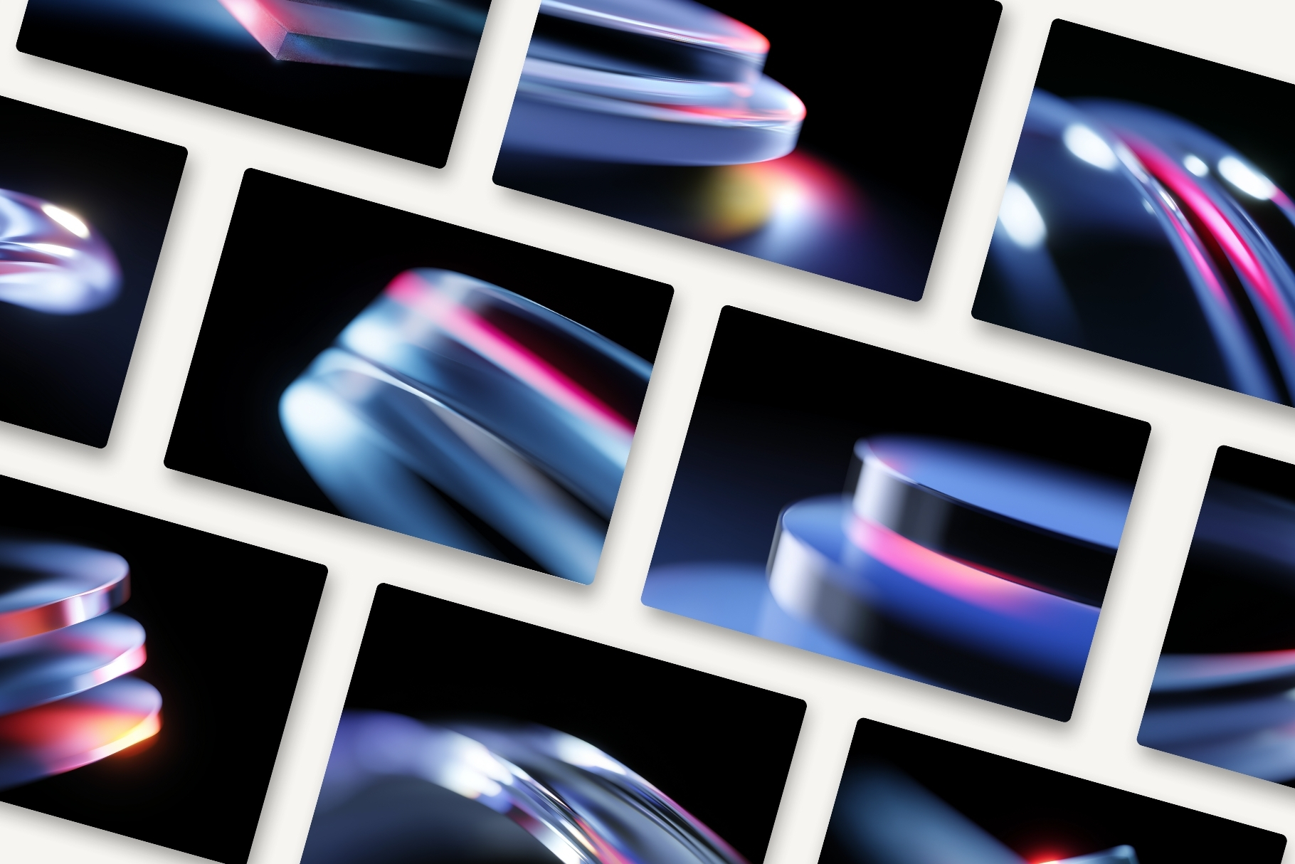24 Translucent Glass Backgrounds