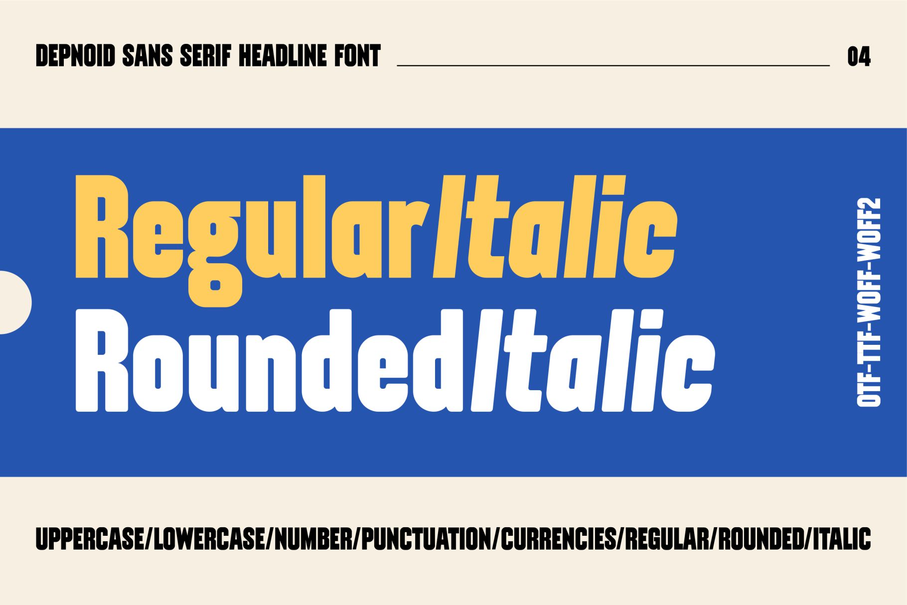 Depnoid Headline Font