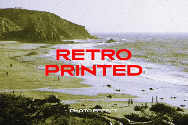 Retro Printed Photo Effect