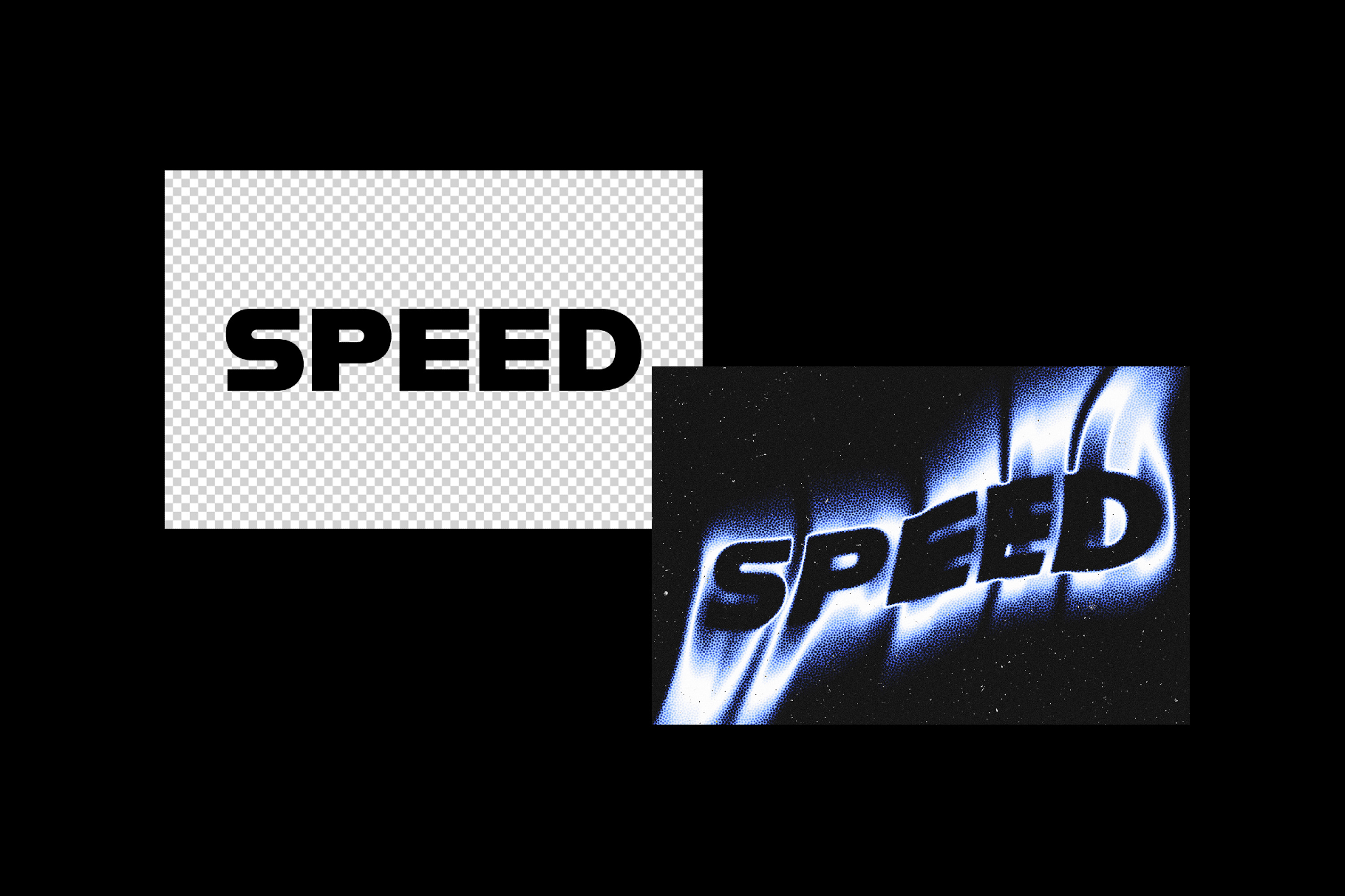 Liquid Speed Distortion Text Effect