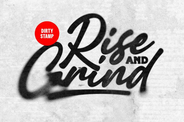 Dirty Stamp Text & Logo Effect