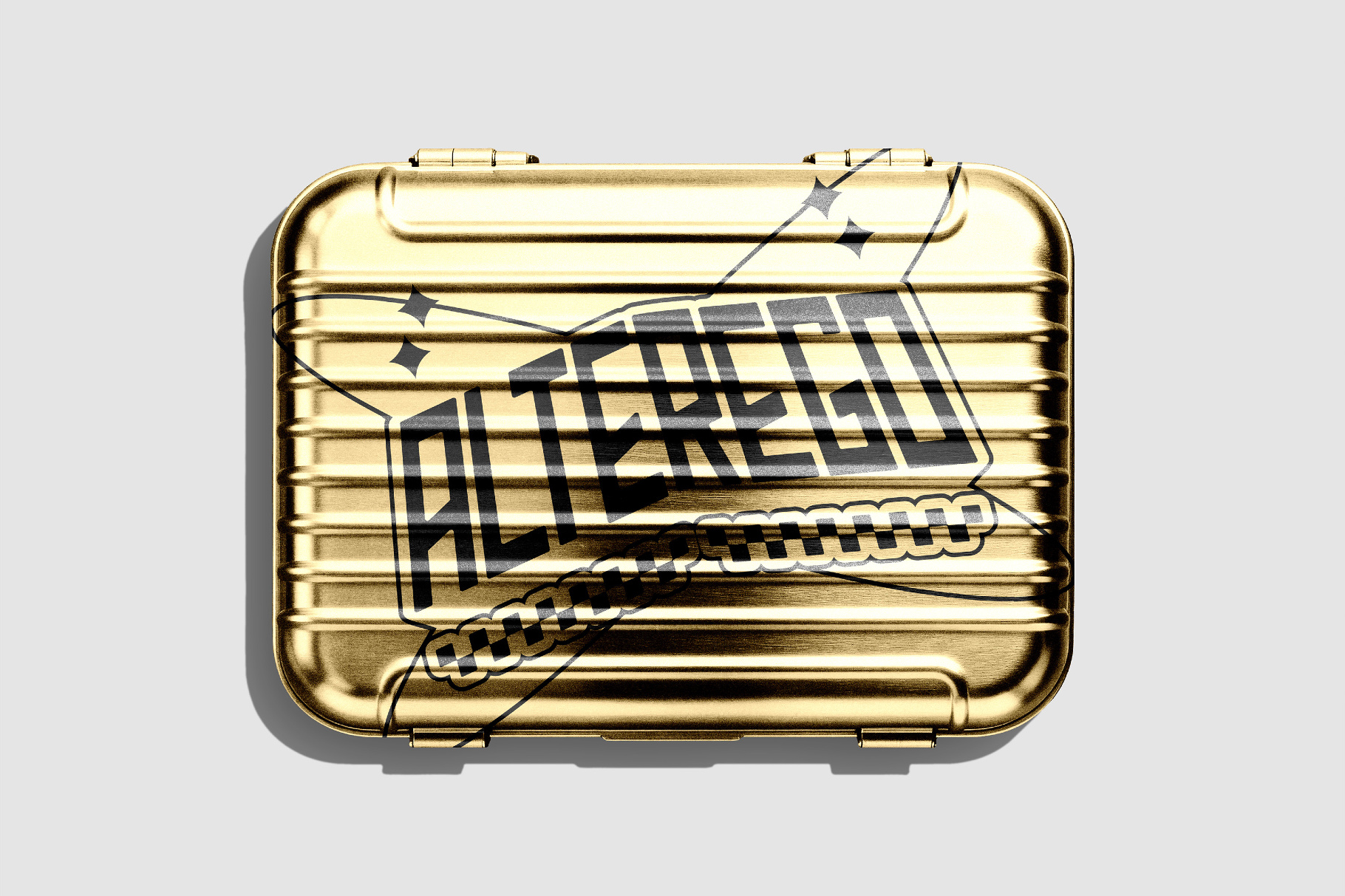 Metal Case Package Mockup
