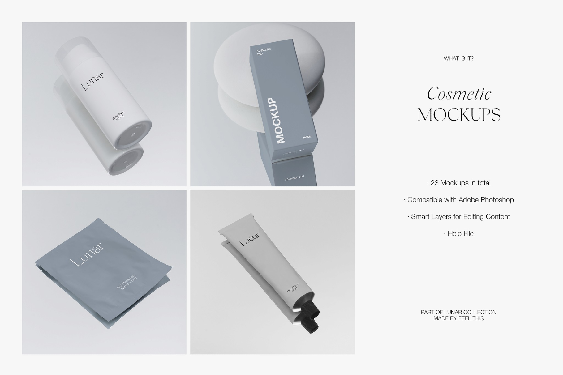 iPhone & Beauty Packaging Mockups