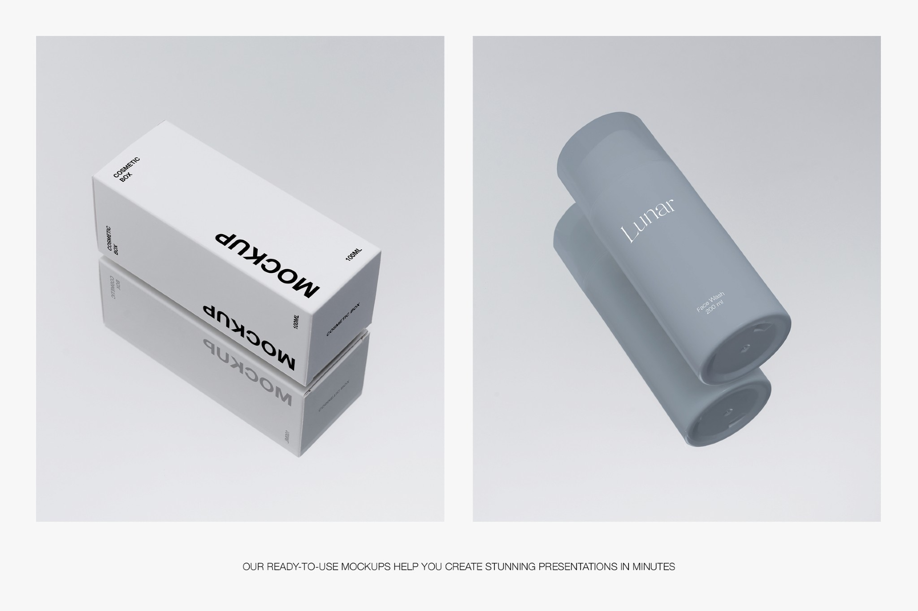 iPhone & Beauty Packaging Mockups