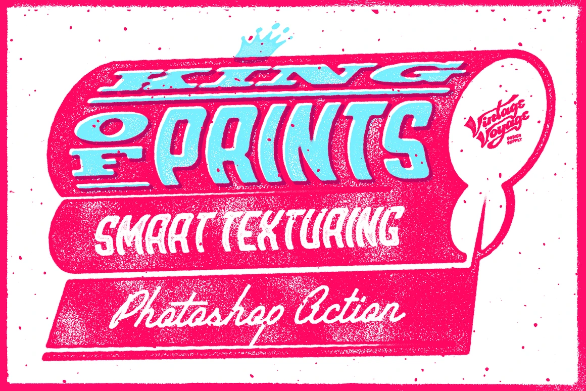 King of Prints - Press Photoshop Action