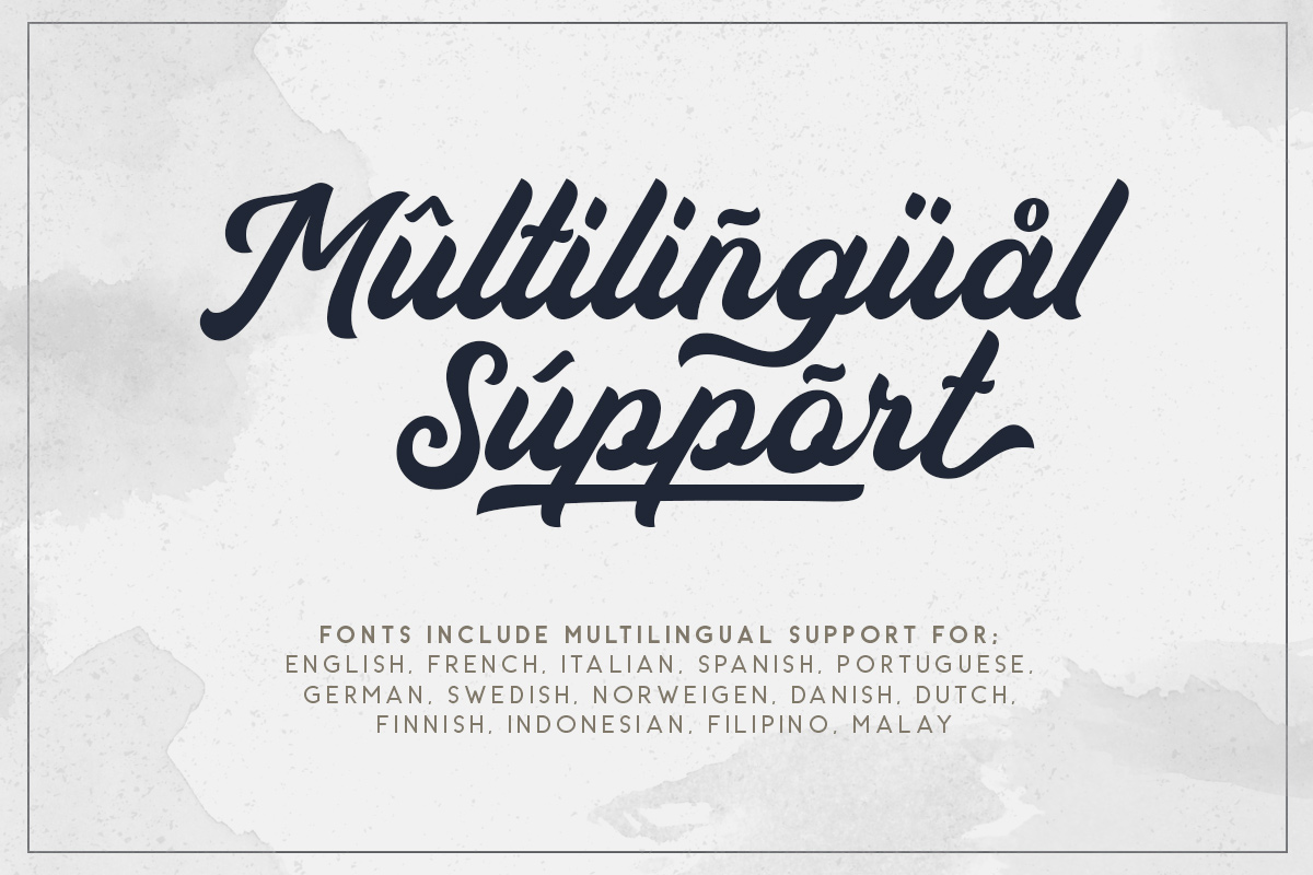 Auckland - Bold Script Font