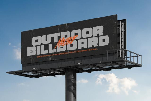Outdoor Billboard Mockup