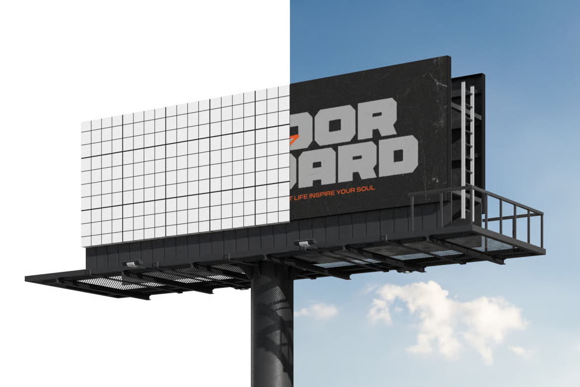 Outdoor Billboard Mockup