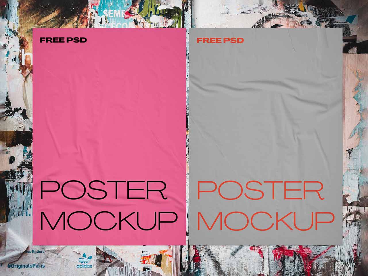 Download 50 Free Poster Mockups Psd Templates On Pixelbuddha