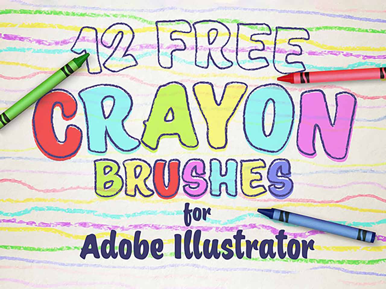 illustrator crayon brush free download